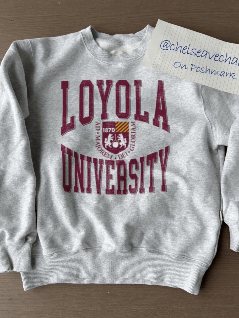 Vintage Loyola University Sweatshirt, Retro Big Logo Loyola University Shirt Tee